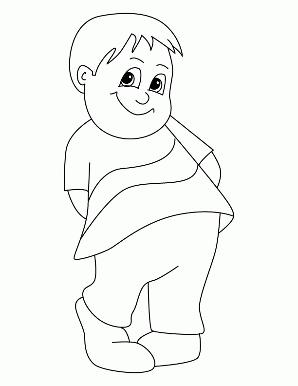 Pleased coloring page | Download Free Pleased coloring page for 
