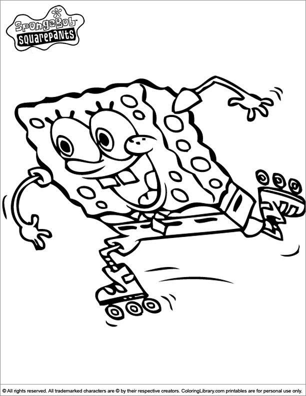 Disclaimer Law Spongebob Coloring Pages Games 700 X 800 221 Kb 