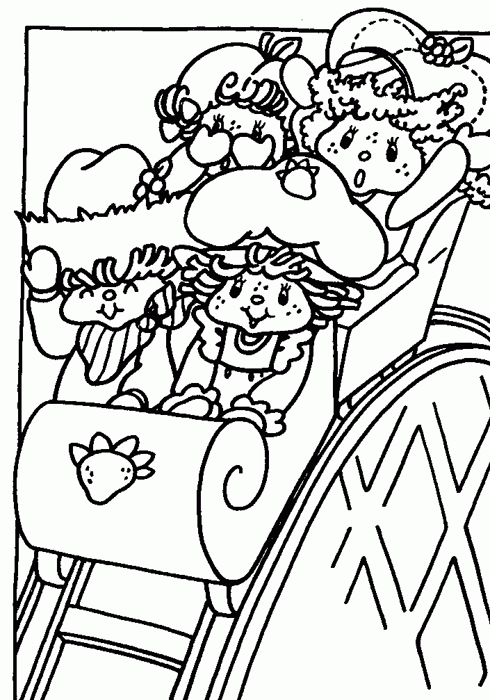 Strawberry Shortcake Coloring Book - Summer Time