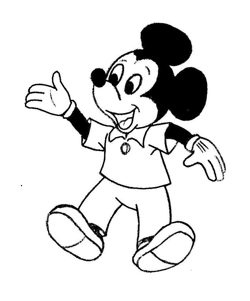Mickey Mouse Coloring Pages | Free Printable Coloring Pages