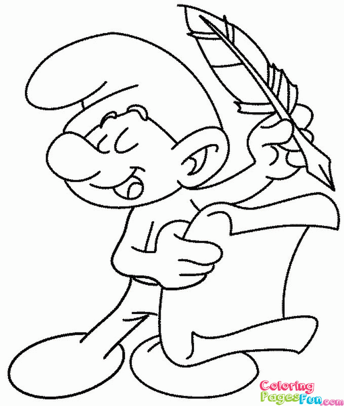 The Smurfs Coloring Pages 4 | Free Printable Coloring Pages 