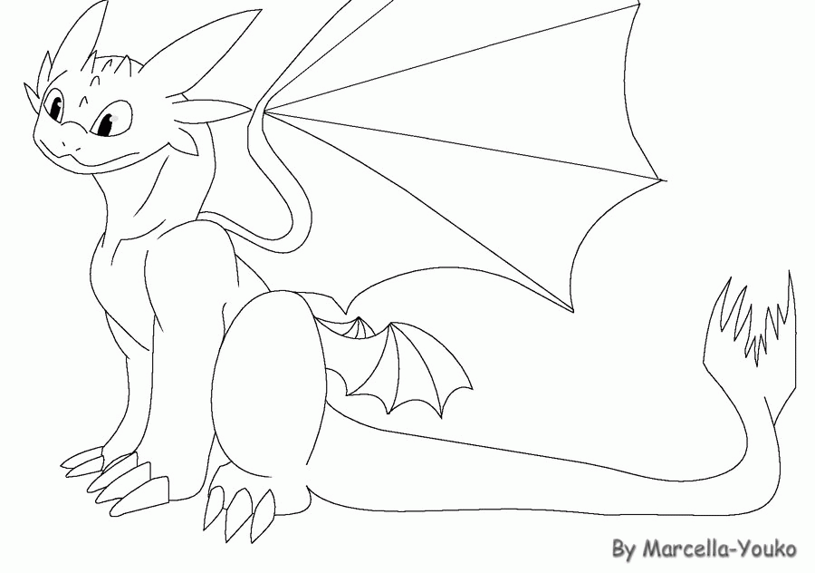 Pictures Of Toothless From How To Train Your Dragon - Coloring Home