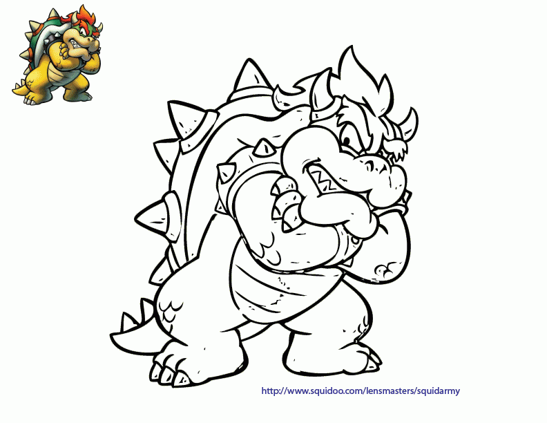 Coloring Pages Of Mario