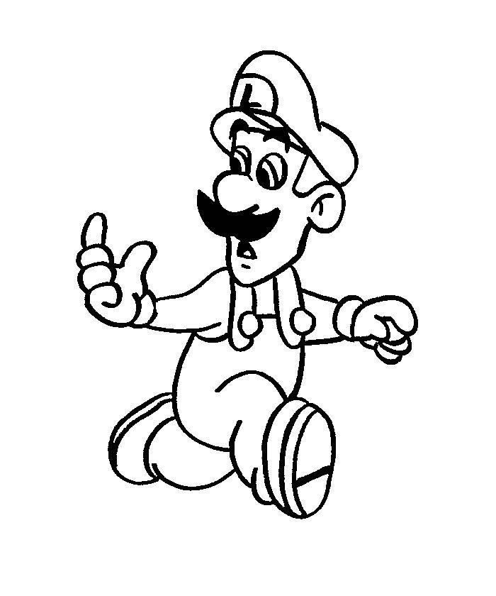 Cute Mario Bros printable coloring pages | Kids Printable Coloring 