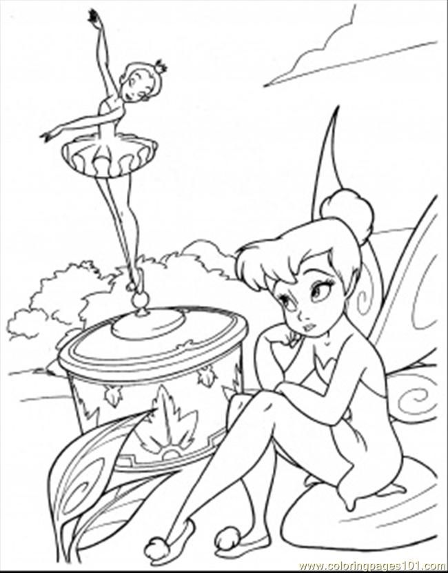 Coloring Pages Sadness In Her Eyes (Cartoons > Disney Fairies 