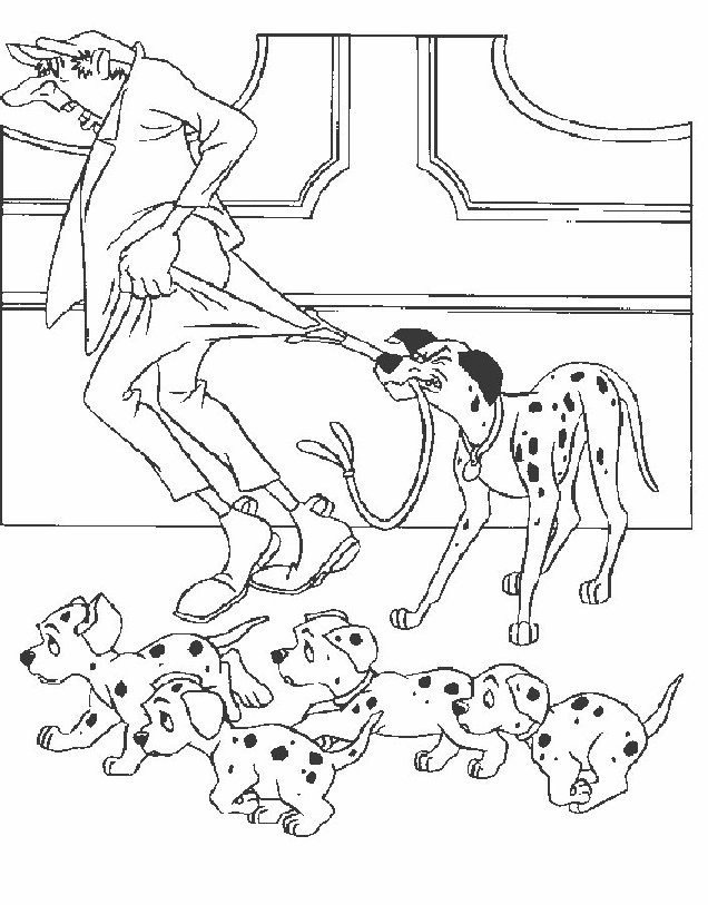 101 Dalmatians Coloring Pages 17 #626 Disney Coloring Book Res 