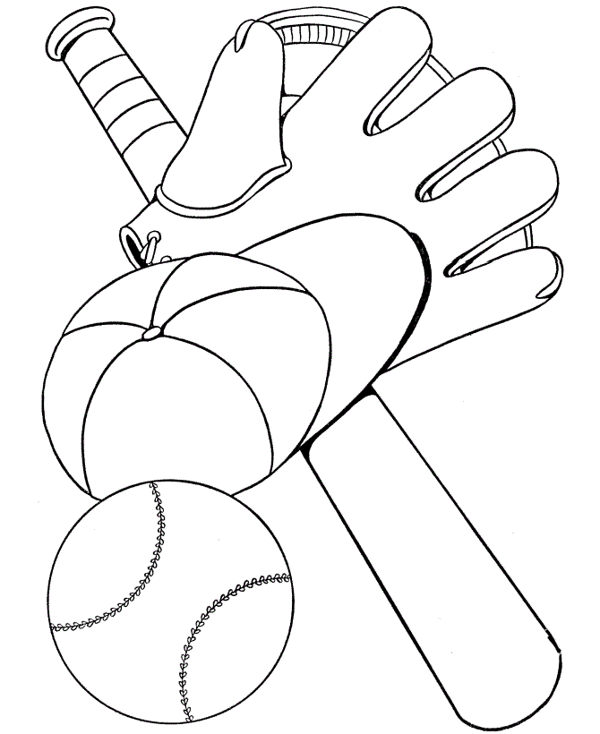 Baseball Coloring Pages (20) - Coloring Kids