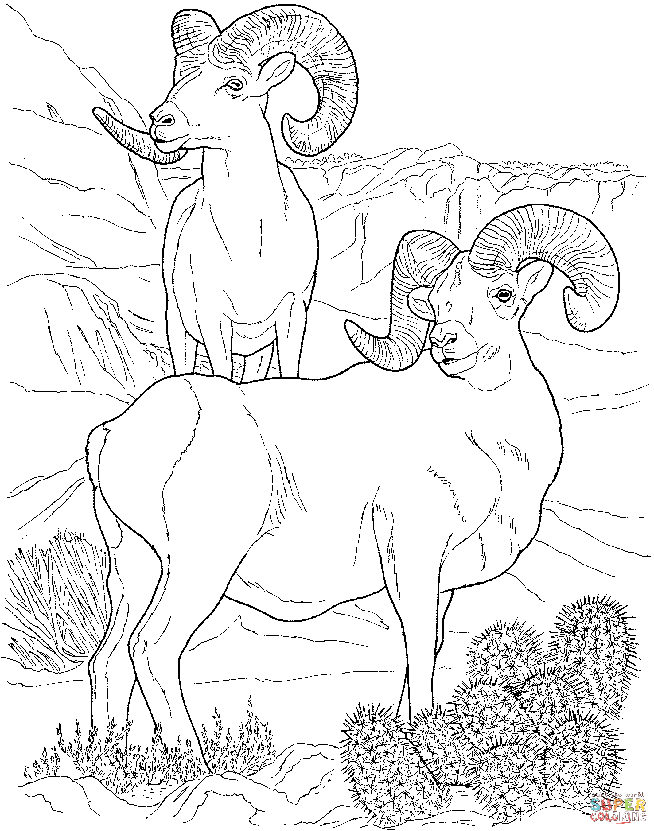Rocky Mountains Coloring Page   Coloring Home