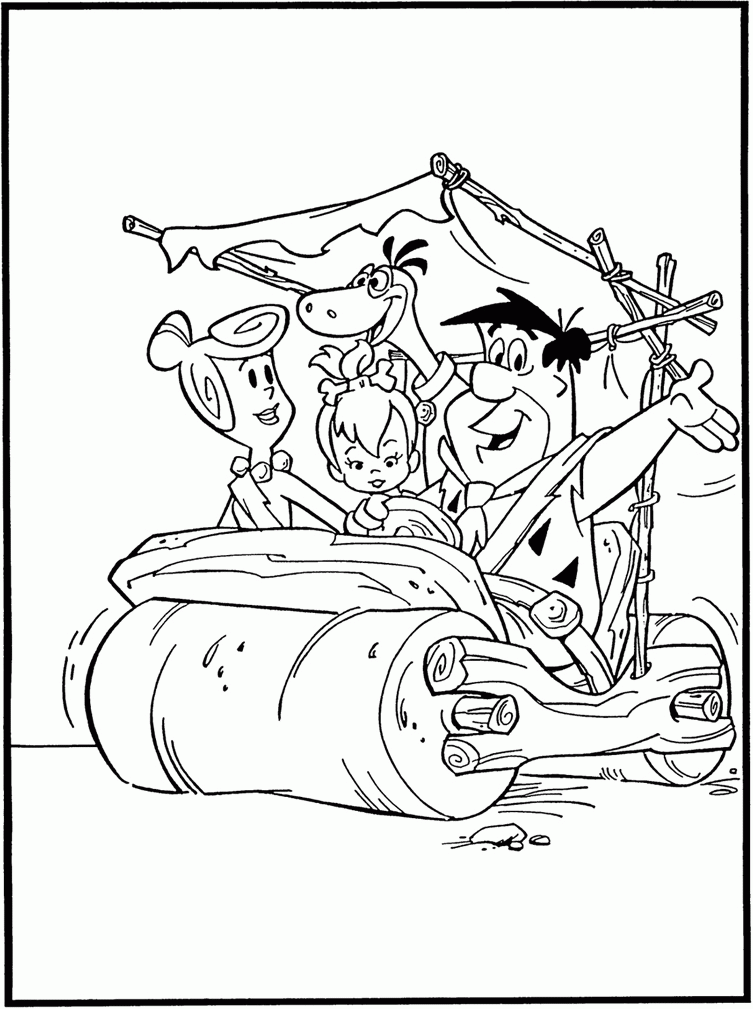 Flintstones Coloring Page | Cartoon: Flintstones | Pinterest