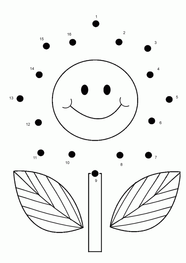 Download Easy Dot To Dot Coloring Pages - Coloring Home