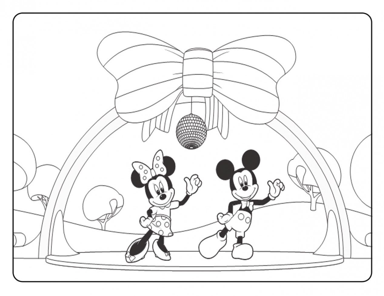 Free Printable Mickey Mouse Clubhouse Coloring Pages | by Ragilwk | Medium