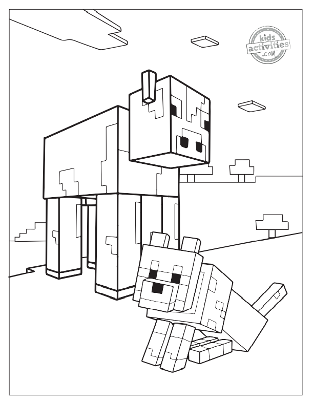 Free Printable Minecraft Coloring Pages for Kids | Kids Activities Blog