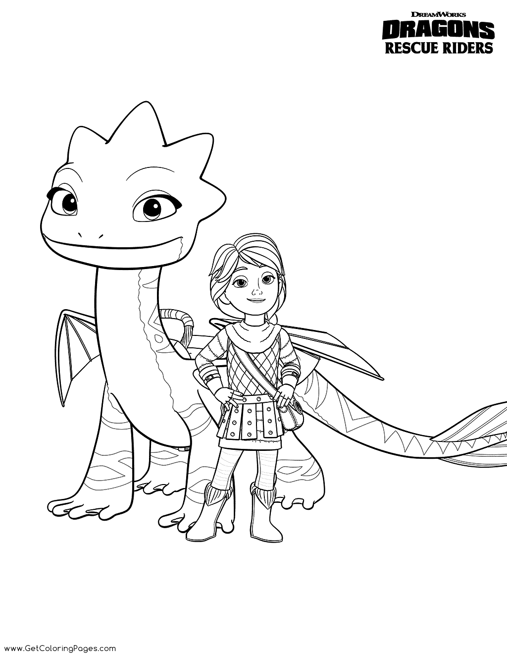 Dragons Rescue Riders Coloring Pages Leyla and Summer - Get Coloring Pages