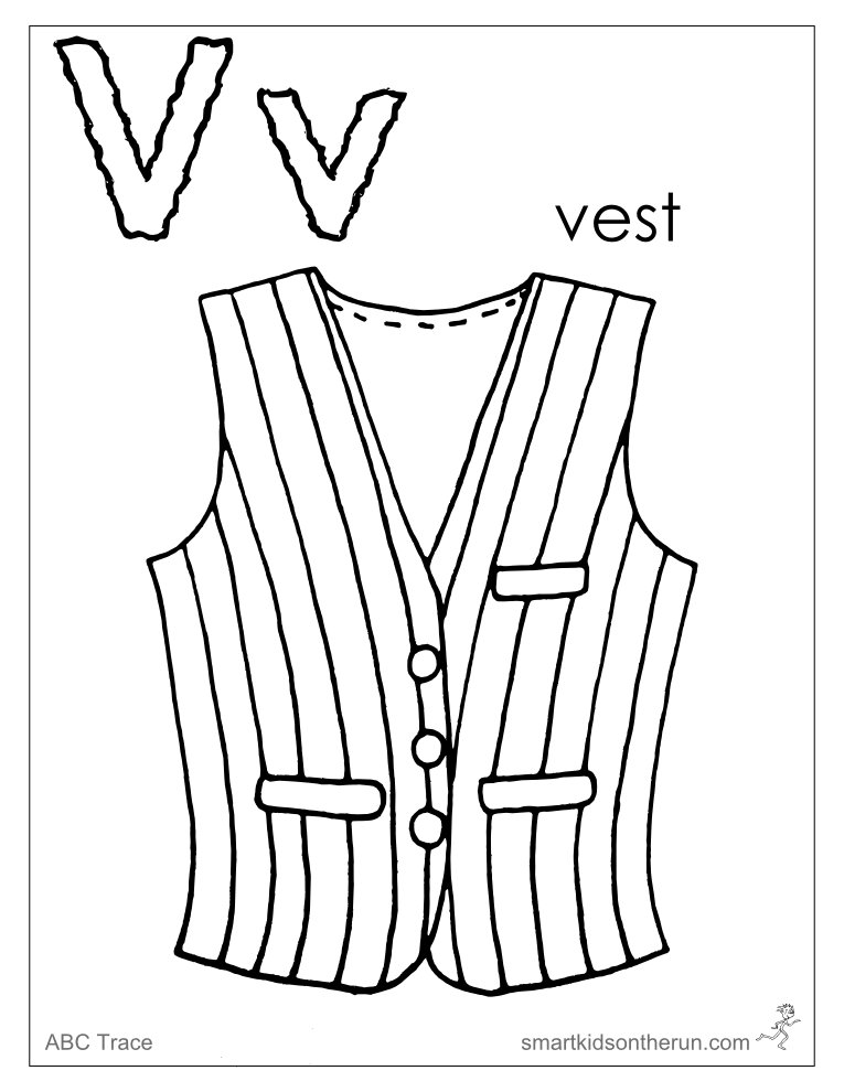 Letter V Coloring Pages - Get Coloring Pages