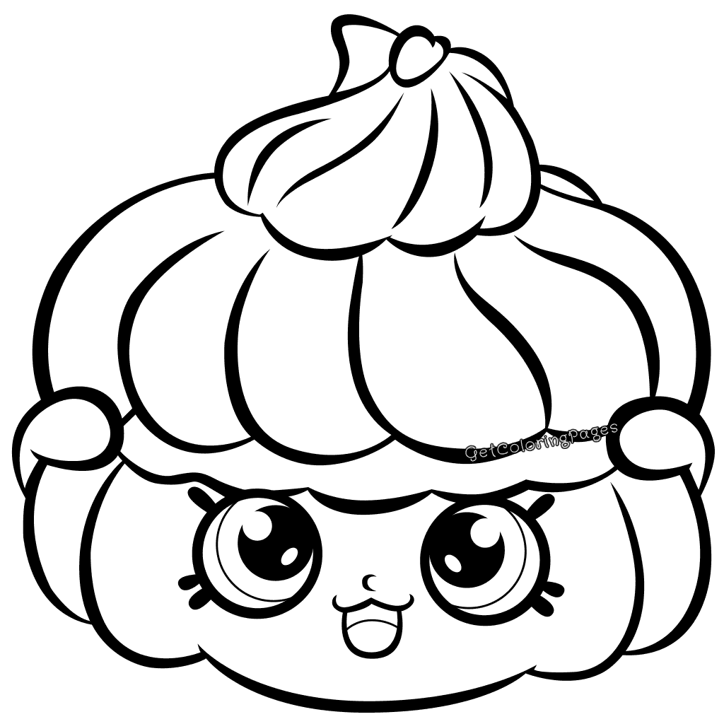 Picnic Party Shopkins Coloring Pages Bitzy Biscuit - Get Coloring Pages