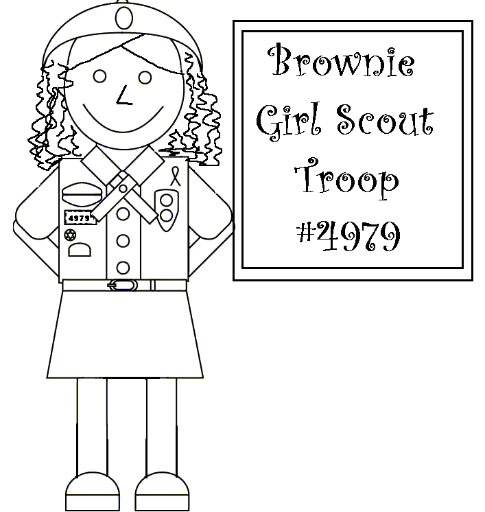 girl scout brownies coloring pages  coloring home
