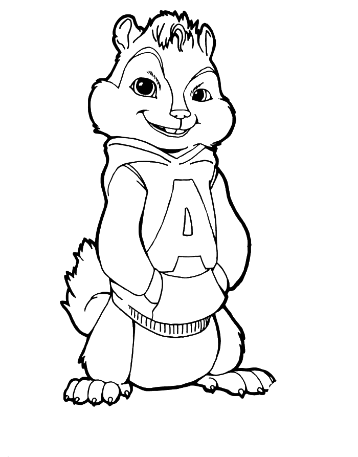 Coloring Pages Alvin And The Chipmunks - Coloring Home