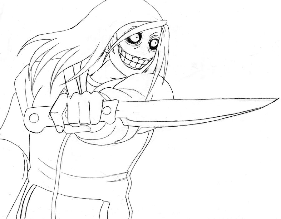 Jeff The Killer Coloring Pages To Print - Coloring Home.