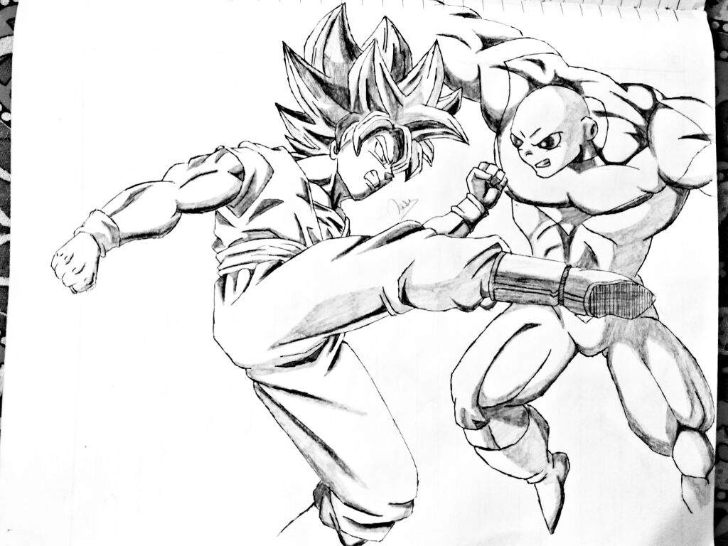 Goku vs Jiren art | Dragon Ball Elites Amino