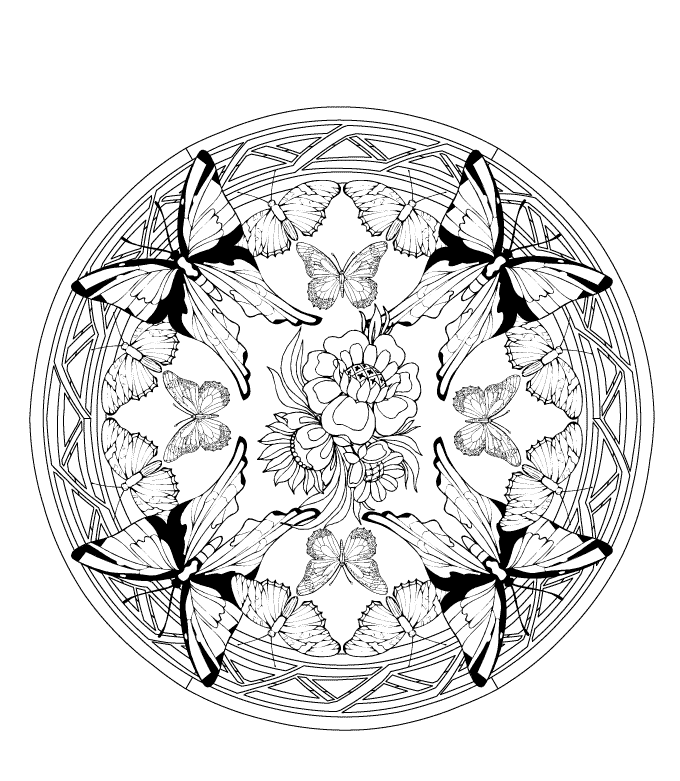 Free Printable Mandala Coloring Pages For Adults | Resume Format ...