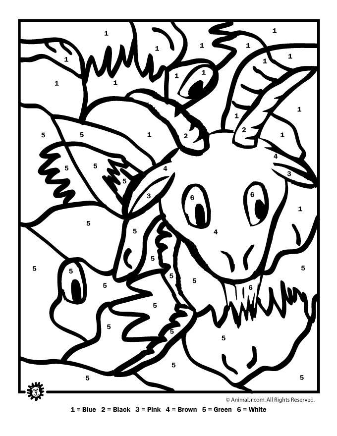colornumber farm coloring pages  coloring home