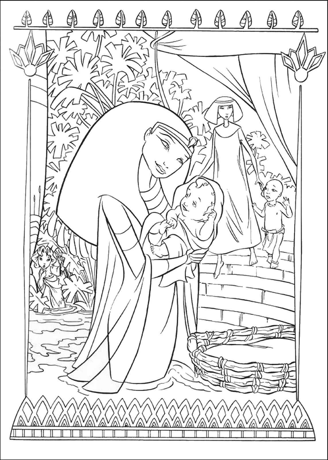 The Prince of Egypt Coloring Pages