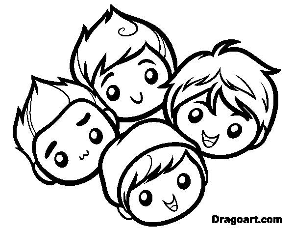 Big Time Rush Coloring Page - Coloringcrew.com - Coloring Home