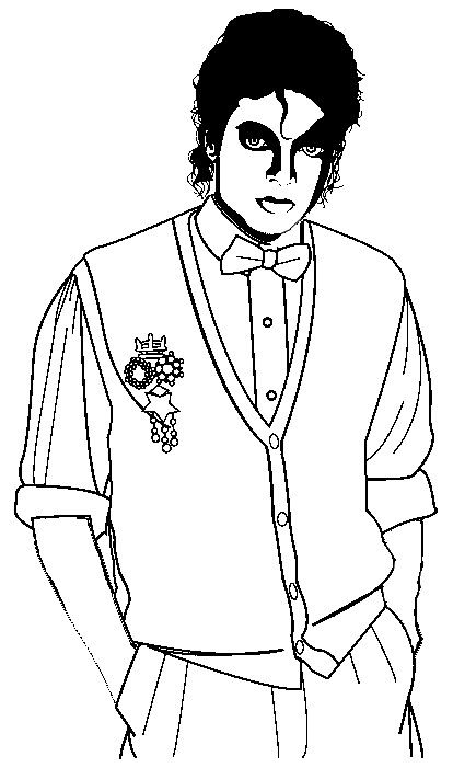 Printable Michael Jackson Coloring Pages | Coloring Me