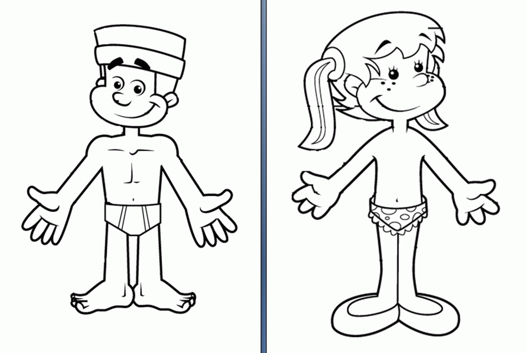 Body Part Coloring Pages For Toddlers - High Quality Coloring Pages