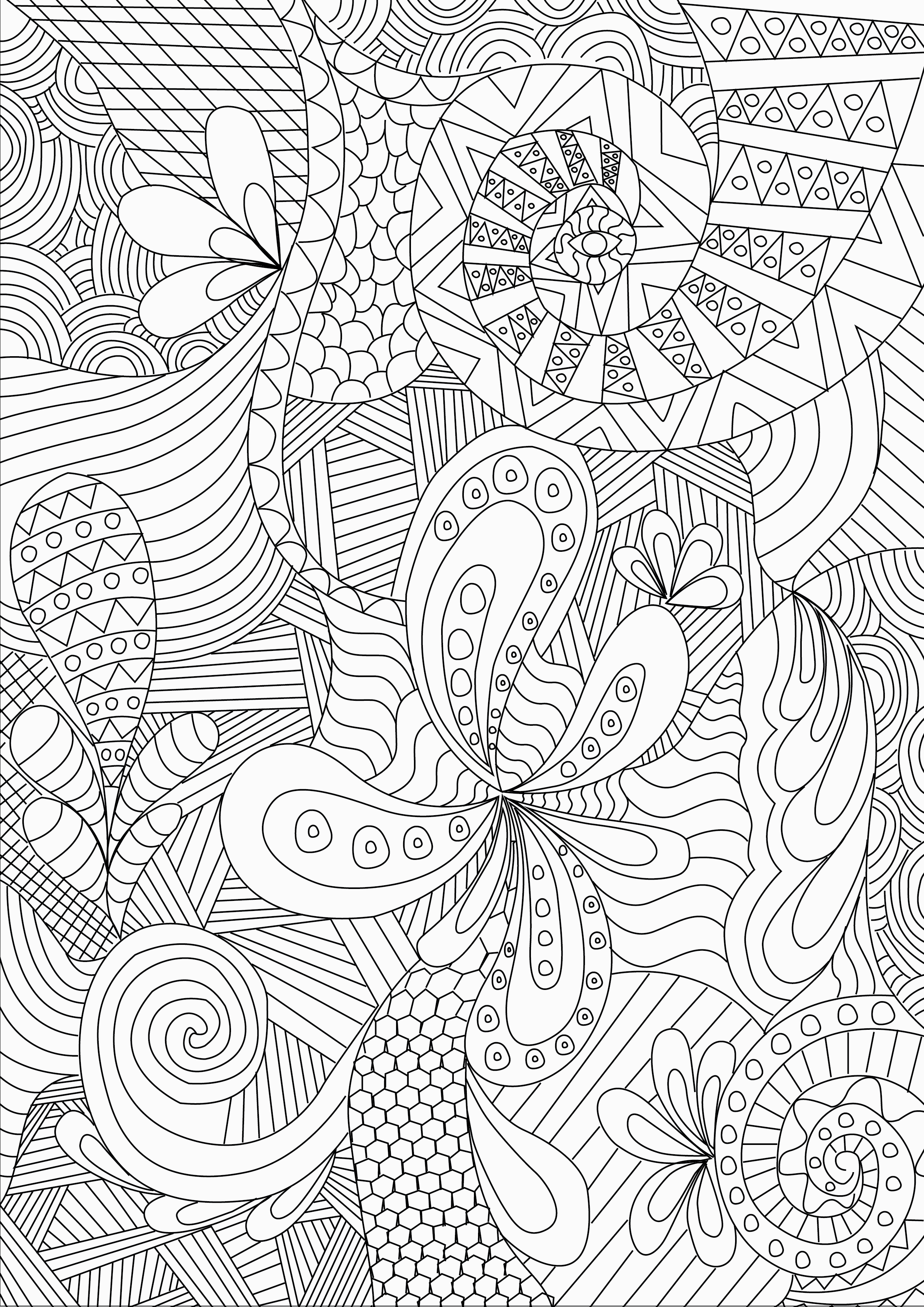Zentangle Colouring Pages   In The Playroom   Coloring Home