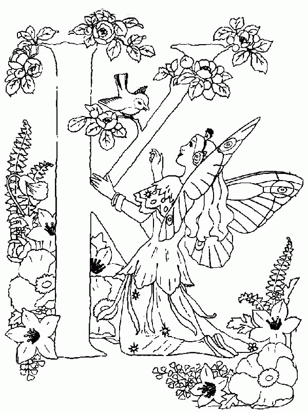 Download Letter K Coloring Page - Coloring Home