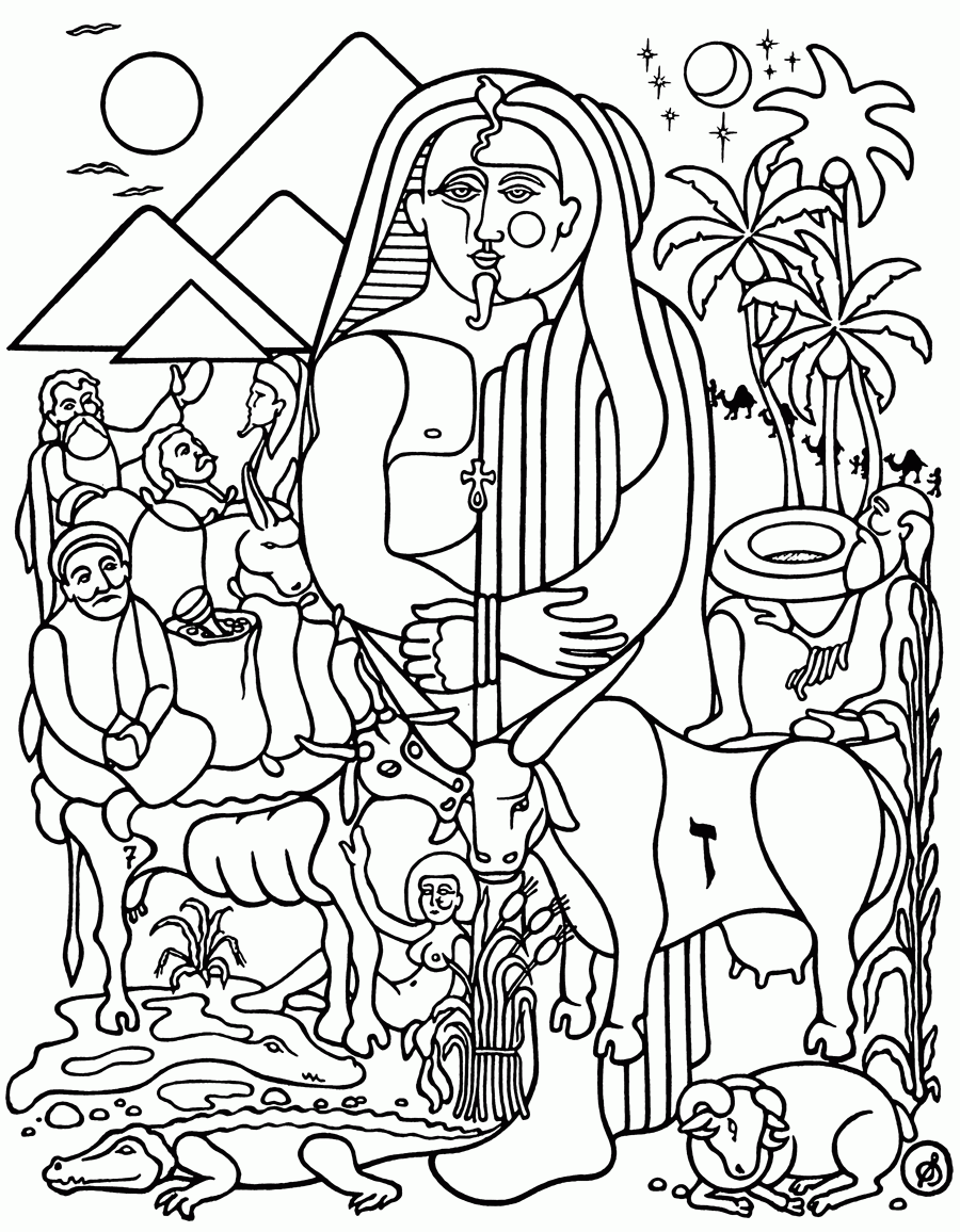 Coloring Pages Joseph Forgives His Brothers - Coloring Home