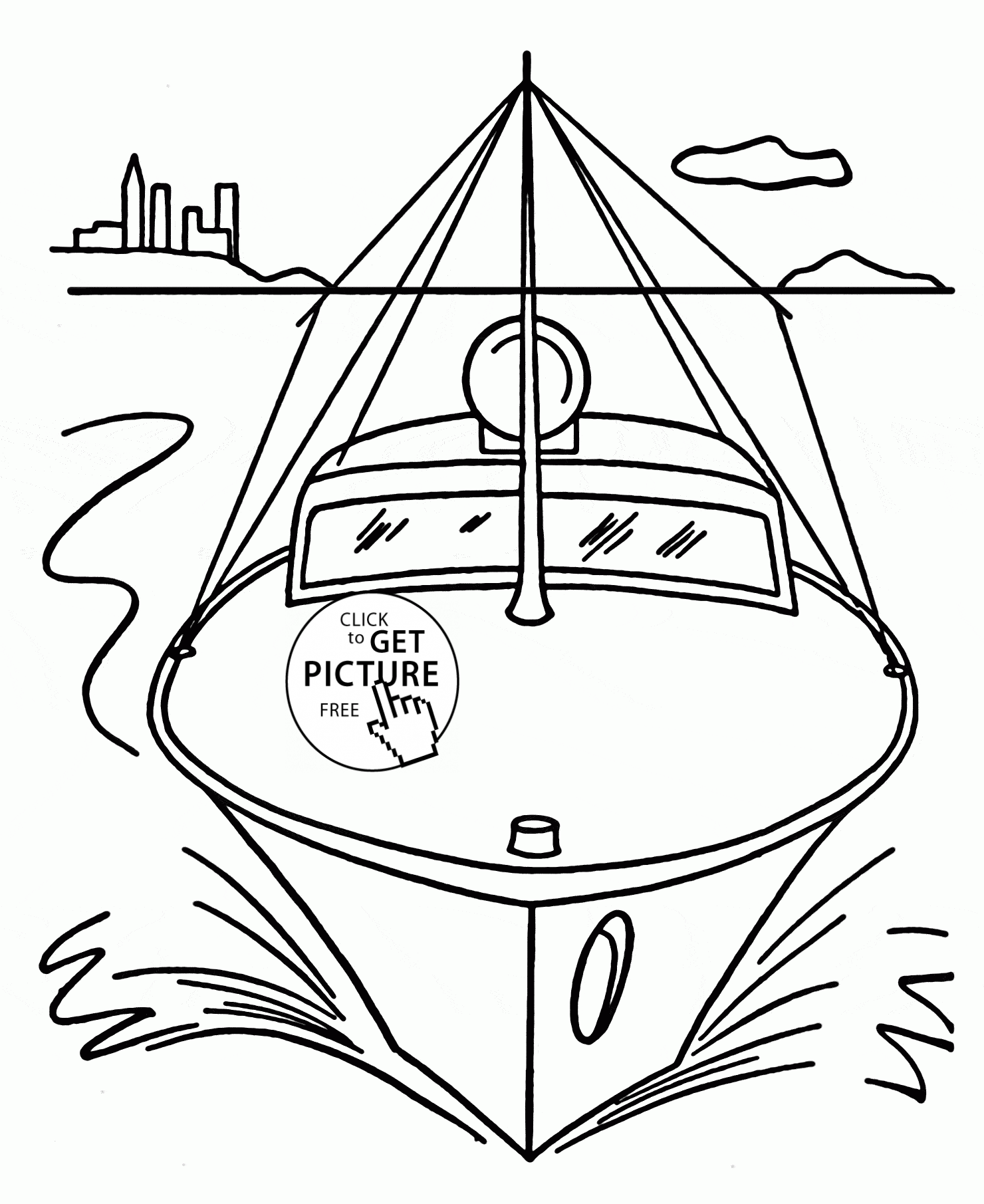 Download Motor Boat Coloring Pages - Coloring Home