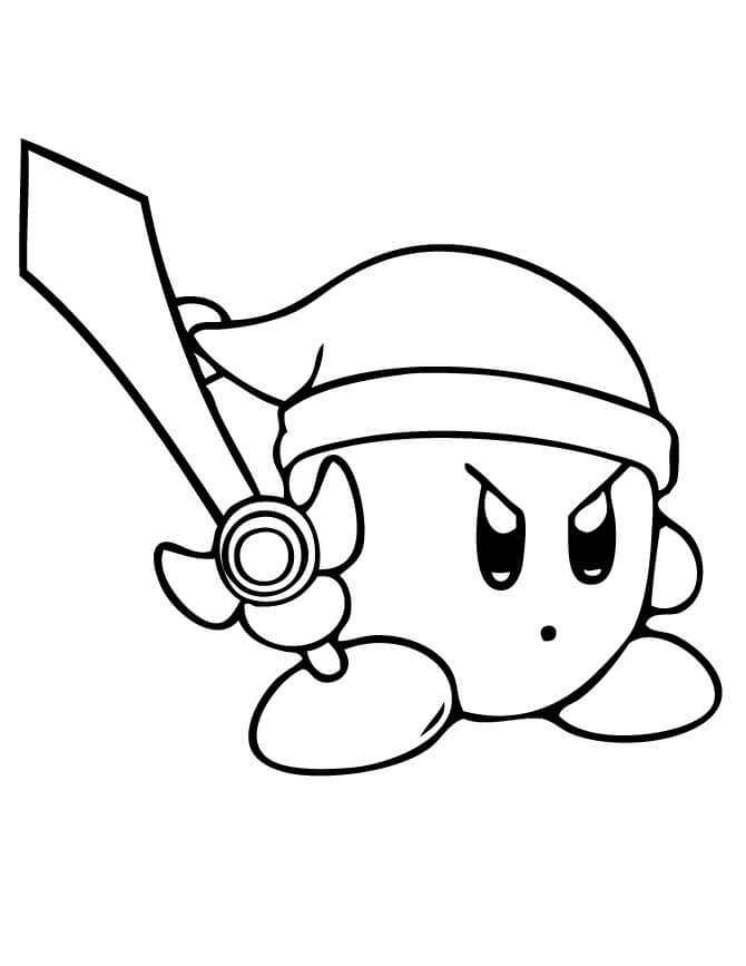 Sword Kirby Coloring Pages - Berbagi Ilmu Belajar Bersama