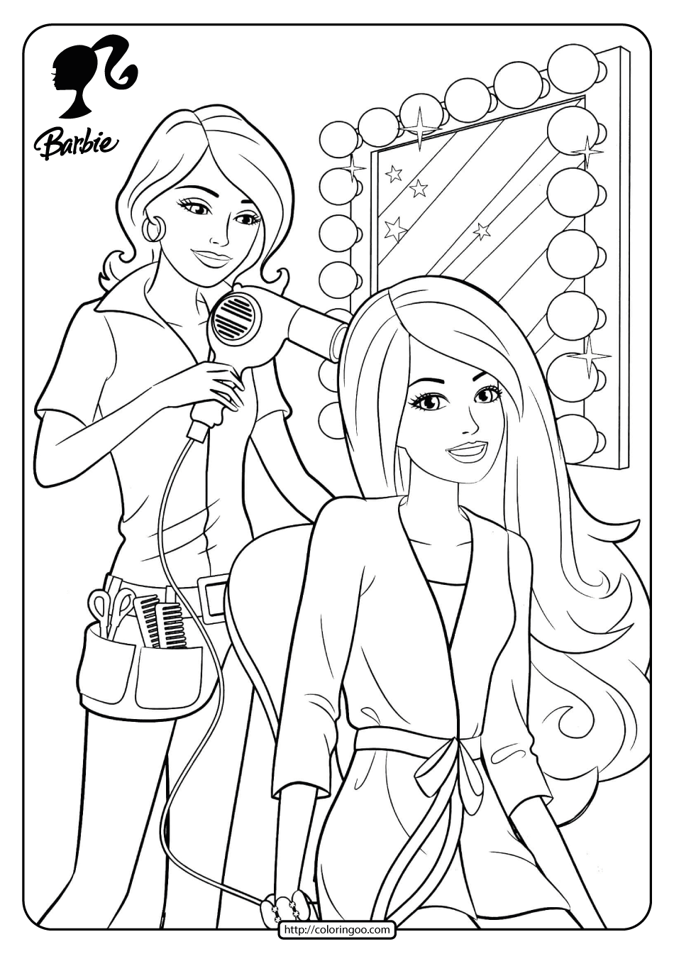 Barbie And Friends Coloring Pages   Coloring Home