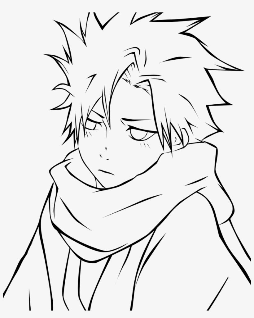 Anime Boy Coloring Pages For Teenagers