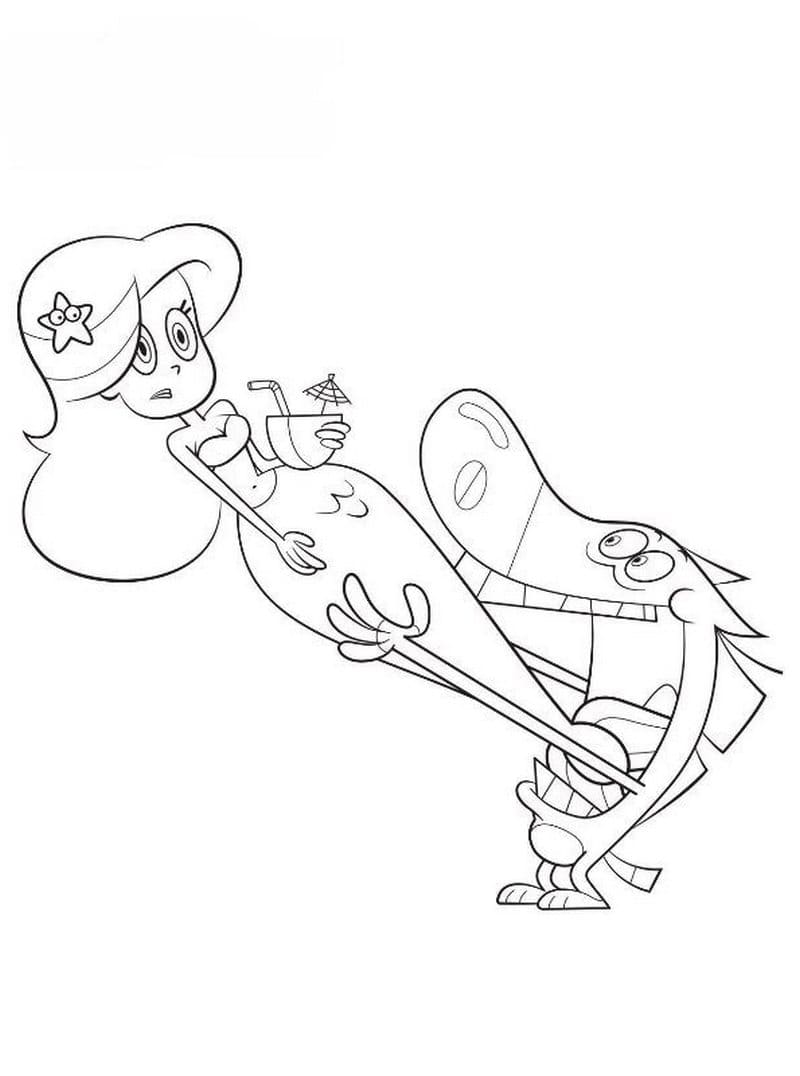 marina the mermaid coloring pages