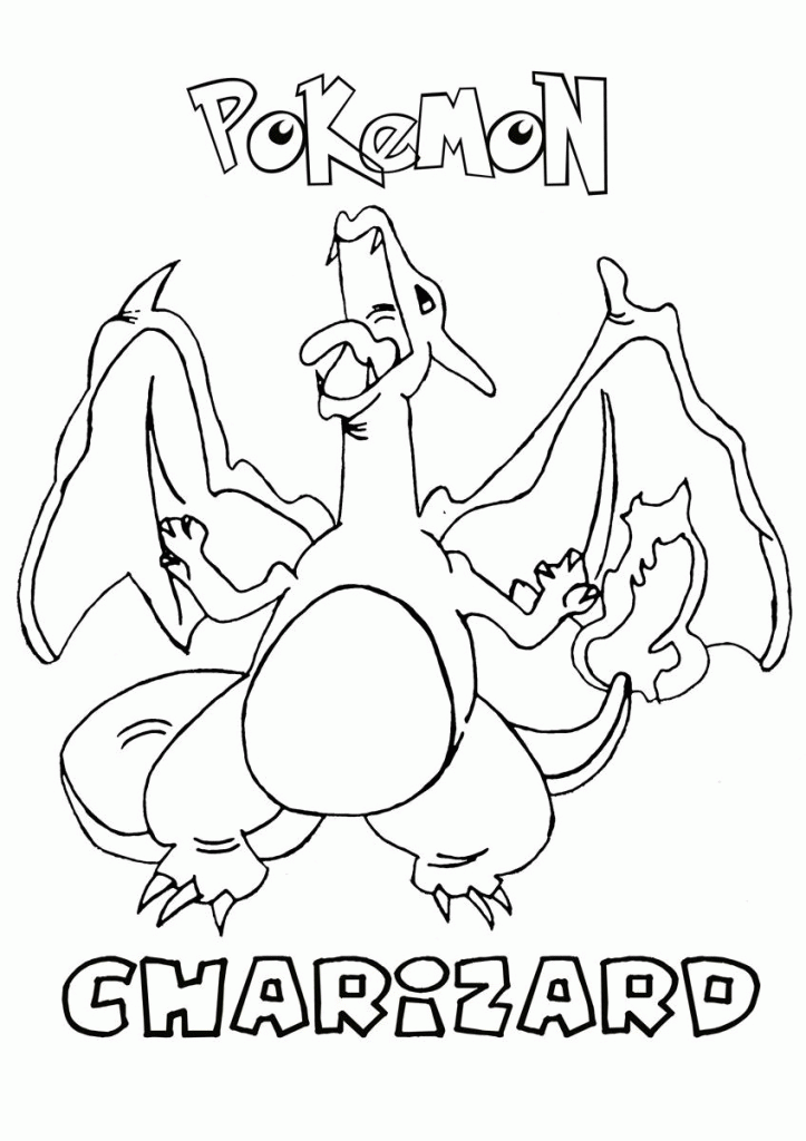New Charizard Coloring Page Az Coloring Pages, Reading Pokemon ...