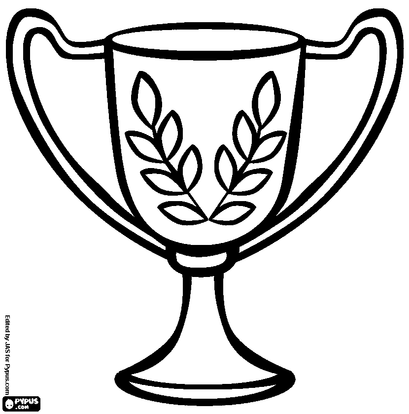 Sports Trophies Coloring Pages - Get Coloring Pages