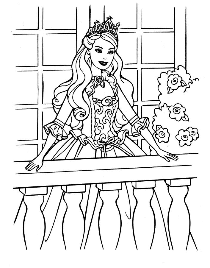 princess coloring pages, page 16 - seourpicz