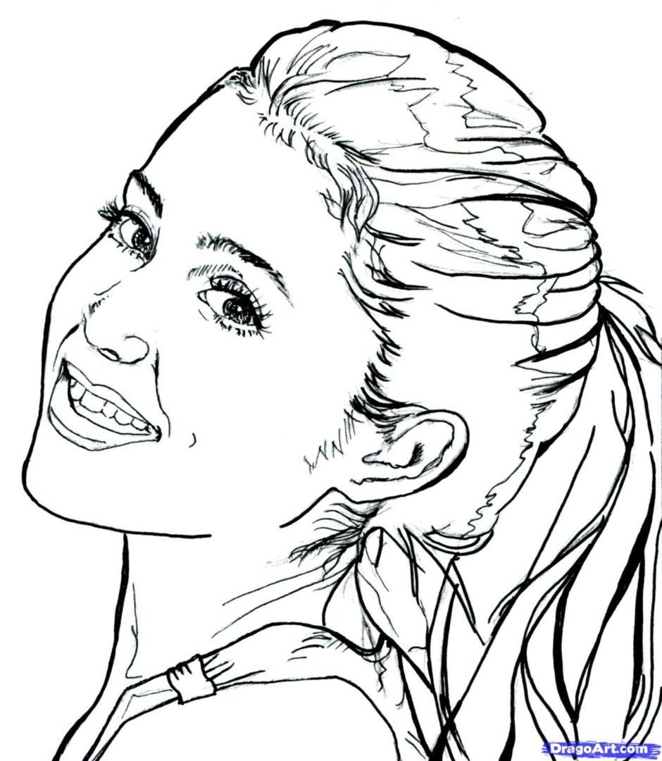Ariana Grande Coloring Pages New Of Ariana Grande Coloring Pages Pics Page  With Printable - birijus.com
