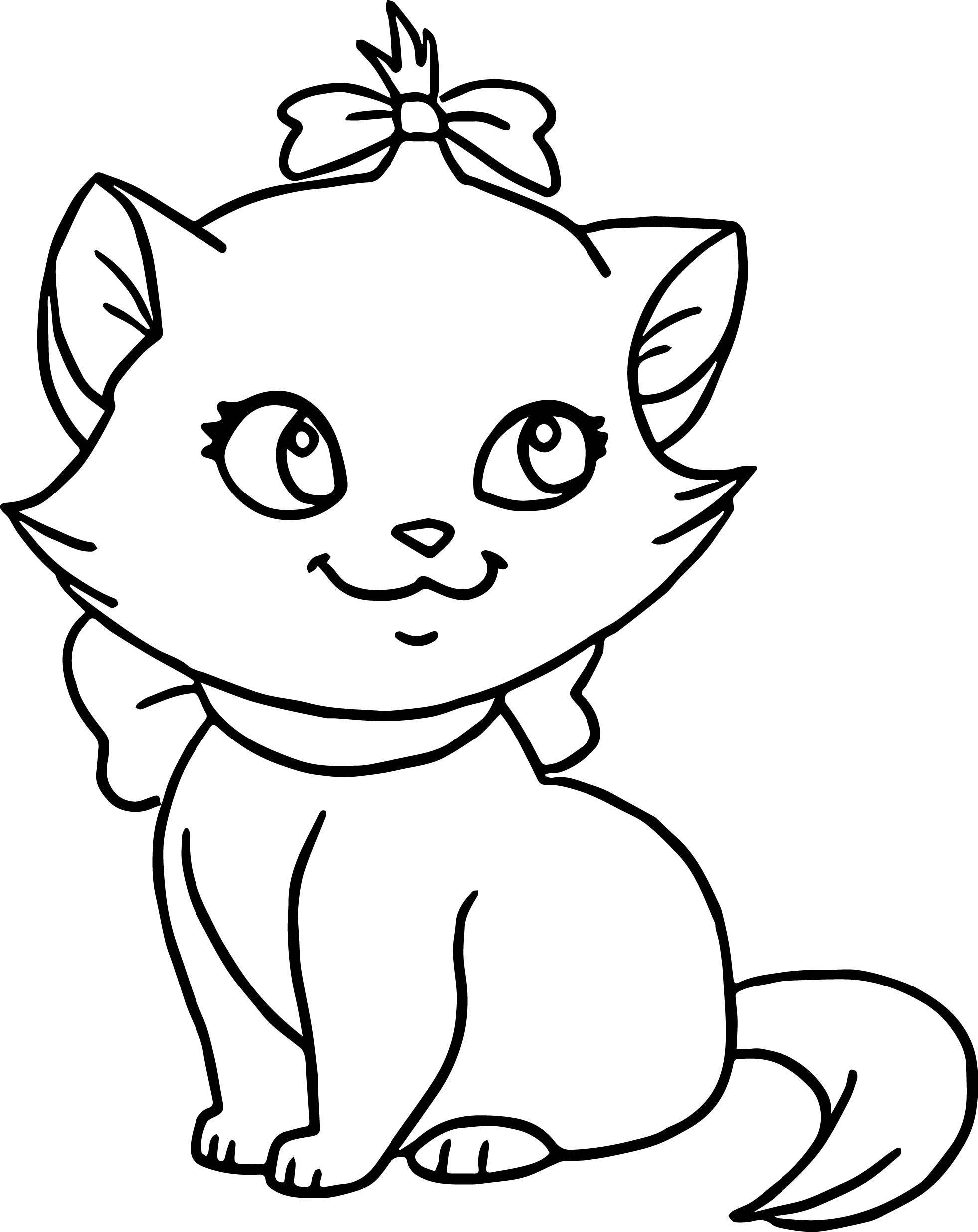 Kitten Cat Coloring Pages / Free Printable Kitten Coloring Pages For