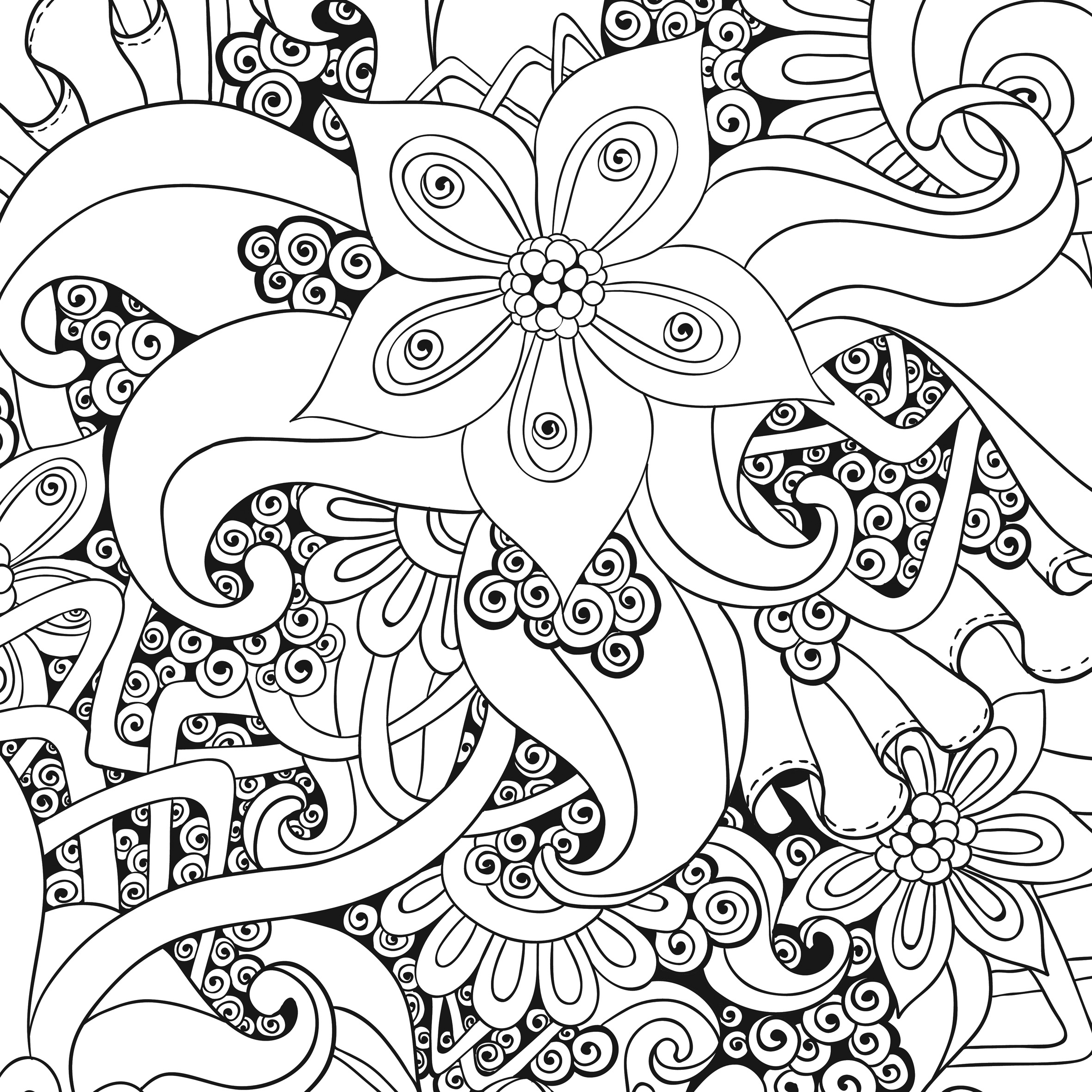 Anti-stress #79 (Relaxation) – Printable coloring pages