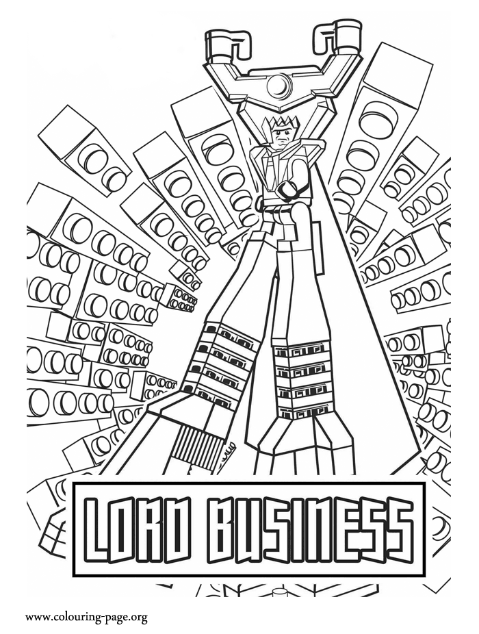 The Lego Movie - Lord Business coloring page