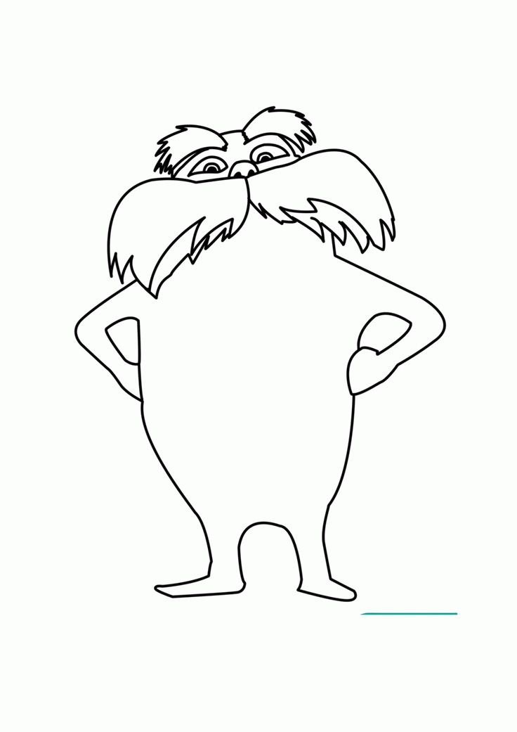 Mustache Coloring Page - Coloring Pages for Kids and for Adults
