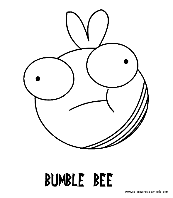 Bumble Bee - Invader Zim Coloring Pages