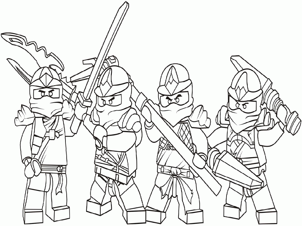 Lego Ninjago Christmas Coloring Pages   Coloring Page   Coloring Home