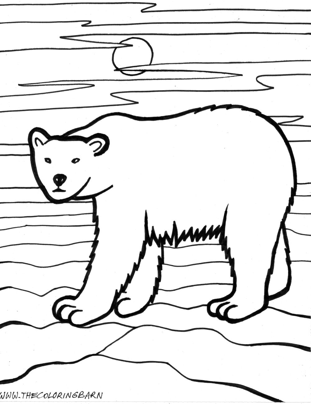 Free Coloring Page Of Arctic Animals Quality Coloring Page - Coloring Home