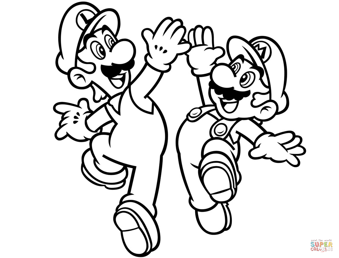 Mario coloring pages | Free Coloring Pages
