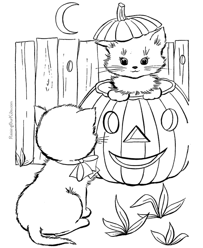 Kitten Coloring Pages | Free Coloring Pages